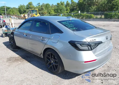 2025 Honda Civic Sport z USA, uszkodzony, nr VIN 2HGFE2F59SH549528